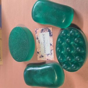 4 Large ( 1 Full Pound) Fragrance Free All Natural Vitamin E Soaps .